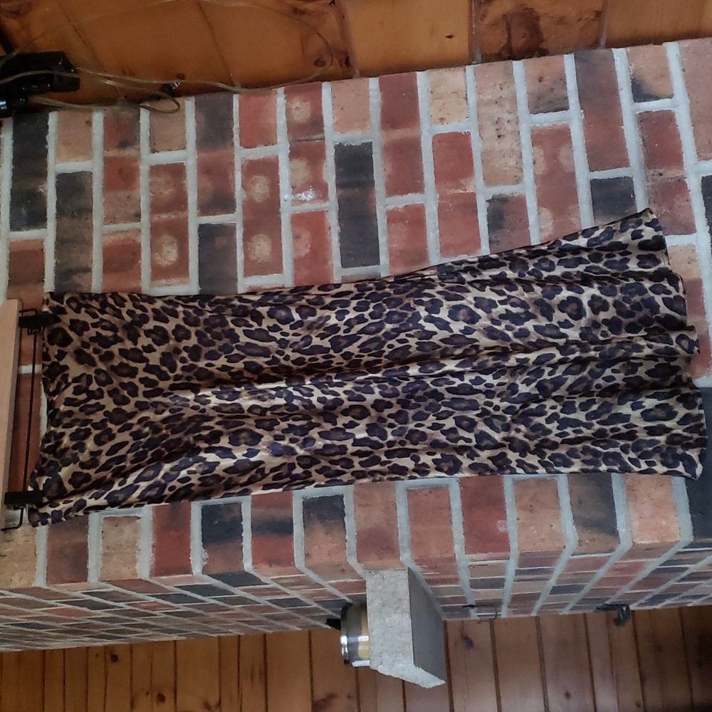 Leopard Midi Skirt